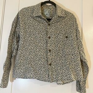 Vintage Esprit Rustica Esprit Sport Polo Blouse 100% Cotton Size Small